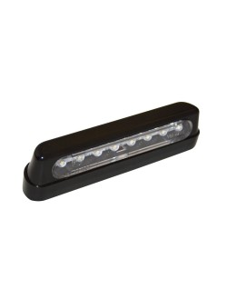 Eclairage de plaque d'immatriculation LED SHIN YO ABS noir