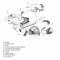 Earcup ARAI Penta Pro 15mm casque off road Earcup ARAI Penta Pro 15mm casque off road