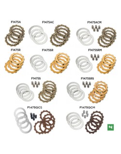 Kit disques garnis NEWFREN (4 disques) DERBI SENDA/GPR 50 - CAGIVA MITO 50
