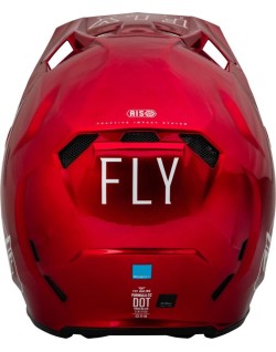 Casque FLY RACING Formula CC Centrum - rouge Metallic/blanc