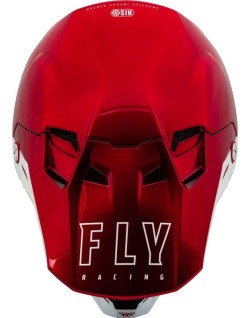 Casque FLY RACING Formula CC Centrum - rouge Metallic/blanc
