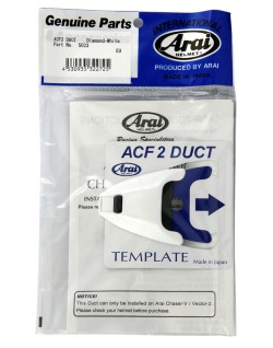 Ventilation supérieure avant ARAI Air Conductor Front-2 diamond white pour casque Chaser-V/Chaser-V PRO
