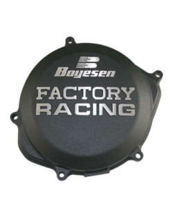 Couvercle de carter d'embrayage BOYESEN Factory Racing noir - Kawasaki KX250 (95-02)
