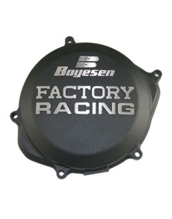 Couvercle de carter d'embrayage BOYESEN Factory Racing noir Honda CRF250R