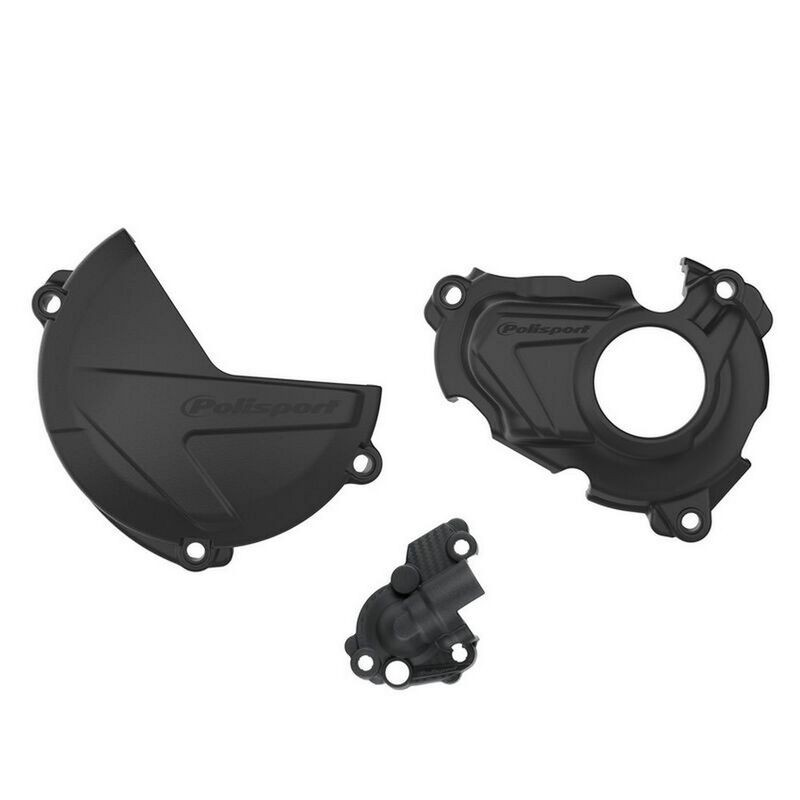 kit protection de carter d'embrayage, d'allumage et de pompe à eau POLISPORT - Yamaha YZ 250 FX (20-23) kit protection de carter d'embrayage, d'allumage et de pompe à eau POLISPORT - Yamaha YZ 250 FX (20-23)